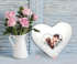 Herzkissen mit eigenem Foto Herzrahmen Fotokissen bedrucken lassen personalisierte Geschenke Liebegeschenke pecialMe®preview