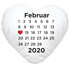 Herzkissen personalisiert Kalender anpassbares Datum Geschenk Liebe Hochzeitstag Hochzeitsgeschenk SpecialMe®preview