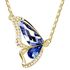 Hochwertige Damen Halskette mit funkelnden Schmetterling Anhänger | Zirkonia Kristall Strass | Swarovski Elements 18KGPpreview