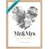 Hochzeitsposter mit Foto personalisierbar Geschenk an das Brautpaar Hochzeit Mr und Mrs personalisiert mit Nachnamen Datum SpecialMe®preview