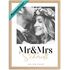 Hochzeitsposter mit Foto personalisierbar Geschenk an das Brautpaar Hochzeit Mr und Mrs personalisiert mit Nachnamen Datum SpecialMe®preview