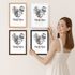 Hochzeitsposter mit Foto personalisierbar Geschenk an das Brautpaar Hochzeit Mr und Mrs personalisiert mit Nachnamen Datum SpecialMe®preview