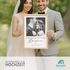 Hochzeitsposter mit Foto personalisierbar Geschenk an das Brautpaar Hochzeit Mr und Mrs personalisiert mit Nachnamen Datum SpecialMe®preview