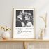 Hochzeitsposter mit Foto personalisierbar Geschenk an das Brautpaar Hochzeit Mr und Mrs personalisiert mit Nachnamen Datum SpecialMe®preview
