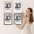 Hochzeitsposter mit Foto personalisierbar Geschenk an das Brautpaar Hochzeit Mr und Mrs personalisiert mit Nachnamen Datum SpecialMe®preview