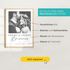 Hochzeitsposter mit Foto personalisierbar Geschenk an das Brautpaar Hochzeit Mr und Mrs personalisiert mit Nachnamen Datum SpecialMe®preview
