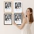 Hochzeitsposter mit Foto personalisierbar Geschenk an das Brautpaar Hochzeit Mr und Mrs personalisiert mit Nachnamen Datum SpecialMe®preview