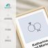 Hochzeitsposter Ringe Hochzeitsgeschenk für Brautpaar personalisiert mit Wunschnamen Wunschtext Datum SpecialMe®preview