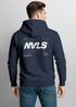 Hoodie Backprint Herren Aufdruck Grafik Topografie Adventure Explore Rückenaufdruck Kapuzen-Pullover Männer Streetstyle Neverless®preview