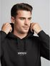 Hoodie Backprint Herren Engel Flügel Spruch Print Aufdruck Statement Rückenaufdruck Männer Fashion Streetstyle Neverless®preview