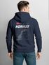 Hoodie Backprint Herren Norwegen Flagge Schriftzug Norway Explorer Rückenaufdruck Fashion Streetstyle Neverless®preview