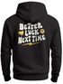 Hoodie Backprint Herren Spruch Better Luck Next Time Slogan Schrift Grafik Rückenaufdruck Fashion Streetstyle Neverless®preview