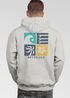 Hoodie Backprint Herren Surfer Style Rückenaufdruck Icons Maritim Kapuzen-Pullover Männer Fashion Streetstyle Neverless®preview