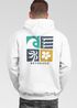 Hoodie Backprint Herren Surfer Style Rückenaufdruck Icons Maritim Kapuzen-Pullover Männer Fashion Streetstyle Neverless®preview