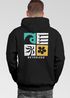 Hoodie Backprint Herren Surfer Style Rückenaufdruck Icons Maritim Kapuzen-Pullover Männer Fashion Streetstyle Neverless®preview