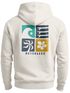 Hoodie Backprint Herren Surfer Style Rückenaufdruck Icons Maritim Kapuzen-Pullover Männer Fashion Streetstyle Neverless®preview