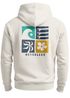 Hoodie Backprint Herren Surfer Style Rückenaufdruck Icons Maritim Kapuzen-Pullover Männer Fashion Streetstyle Neverless®preview