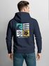 Hoodie Backprint Herren Surfer Style Rückenaufdruck Icons Maritim Kapuzen-Pullover Männer Fashion Streetstyle Neverless®preview