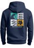 Hoodie Backprint Herren Surfer Style Rückenaufdruck Icons Maritim Kapuzen-Pullover Männer Fashion Streetstyle Neverless®preview