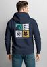Hoodie Backprint Herren Surfer Style Rückenaufdruck Icons Maritim Kapuzen-Pullover Männer Fashion Streetstyle Neverless®preview