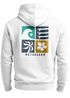 Hoodie Backprint Herren Surfer Style Rückenaufdruck Icons Maritim Kapuzen-Pullover Männer Fashion Streetstyle Neverless®preview