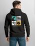 Hoodie Backprint Herren Surfer Style Rückenaufdruck Icons Maritim Kapuzen-Pullover Männer Fashion Streetstyle Neverless®preview