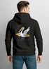 Hoodie Backprint Pelikan Print Surfer Surfboard Rückenaufdruck Kapuzen-Pullover Männer Fashion Streetstyle Neverless®preview