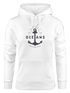 Hoodie Damen Anker Motiv maritim Schriftzug Oceans Kapuzen-Pullover Neverless®preview