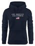 Hoodie Damen Bedruckt Schriftzug California Los Angeles USA Amerika Flagge Kapuzen-Pullover Fashion Streetstyle Neverless®preview