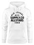 Hoodie Damen Bedruckt Schriftzug Oldschool NYC New York City Allstars Kapuzen-Pullover Fashion Streetstyle Neverless®preview