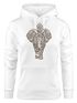 Hoodie Damen Elefant Zentangle Mandala Kapuzen-Pullover Neverless®preview