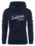 Hoodie Damen Lieblingsmensch Geschenk Freundschaft Partner Freundin Moonworks®preview