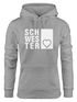 Hoodie Damen Schwesterherz Geschenk Schwester Kapuzenpullover Hoody Moonworks®preview