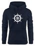 Hoodie Damen Steuerrad Segeln Sweatshirt Kapuze Kapuzenpullover Moonworks®preview