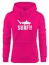 Hoodie Damen Surf Co Hai Shark Sweatshirt Kapuze Kapuzenpullover Moonworks®preview