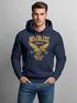 Hoodie Herren Adler Eagle Print Retro Aufdruck Vintage Design Kapuzen-Pullover Männer Fashion Streetstyle Neverless®preview