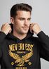 Hoodie Herren Adler Eagle Print Retro Aufdruck Vintage Design Kapuzen-Pullover Männer Fashion Streetstyle Neverless®preview