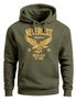 Hoodie Herren Adler Eagle Print Retro Aufdruck Vintage Design Kapuzen-Pullover Männer Fashion Streetstyle Neverless®preview