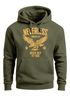 Hoodie Herren Adler Eagle Print Retro Aufdruck Vintage Design Kapuzen-Pullover Männer Fashion Streetstyle Neverless®preview