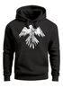 Hoodie Herren Adler Motiv Print Aufdruck Ethno Aztec Eagle Fashion Streetstyle Kapuzen-Pullover Männer Neverless®preview
