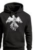 Hoodie Herren Adler Motiv Print Aufdruck Ethno Aztec Eagle Fashion Streetstyle Kapuzen-Pullover Männer Neverless®preview
