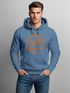 Hoodie Herren Adler Print Aufdruck Eagle Motiv Schrift Kapuzen-Pullover Männer Fashion Streetstyle Neverless®preview