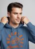 Hoodie Herren Adler Print Aufdruck Eagle Motiv Schrift Kapuzen-Pullover Männer Fashion Streetstyle Neverless®preview
