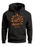 Hoodie Herren Adler Print Aufdruck Eagle Motiv Schrift Kapuzen-Pullover Männer Fashion Streetstyle Neverless®preview