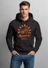 Hoodie Herren Adler Print Aufdruck Eagle Motiv Schrift Kapuzen-Pullover Männer Fashion Streetstyle Neverless®preview