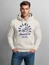 Hoodie Herren Adler Print Aufdruck Eagle Motiv Schrift Kapuzen-Pullover Männer Fashion Streetstyle Neverless®preview