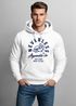 Hoodie Herren Adler Print Aufdruck Eagle Motiv Schrift Kapuzen-Pullover Männer Fashion Streetstyle Neverless®preview