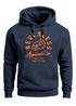 Hoodie Herren Adler Print Aufdruck Eagle Motiv Schrift Kapuzen-Pullover Männer Fashion Streetstyle Neverless®preview