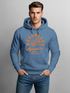 Hoodie Herren Adler Print Aufdruck Eagle Motiv Schrift Kapuzen-Pullover Männer Fashion Streetstyle Neverless®preview