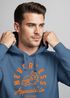 Hoodie Herren Adler Print Aufdruck Eagle Motiv Schrift Kapuzen-Pullover Männer Fashion Streetstyle Neverless®preview